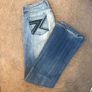 Light wash jeans
